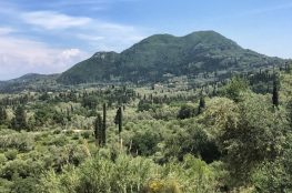 Corfu Trail Radarstation auf etwas über 500 Metern Höhe