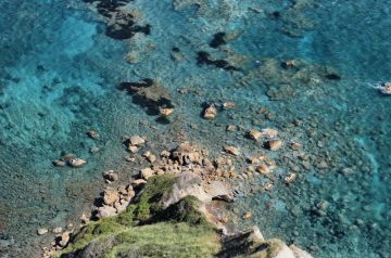Corfu Trail km 02 Wandern an der Steilküste und glasklares Wasser