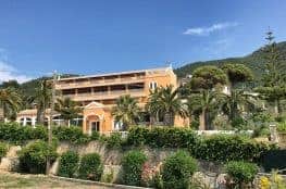 Corfu Trail km 50 Etappe 3 Übernachtung in Paramonas Hotel Paramonas