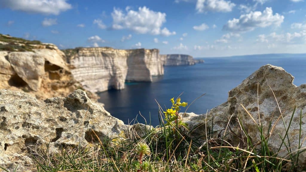 Caminhada de longa distância Malta Gozo estágio 4 14