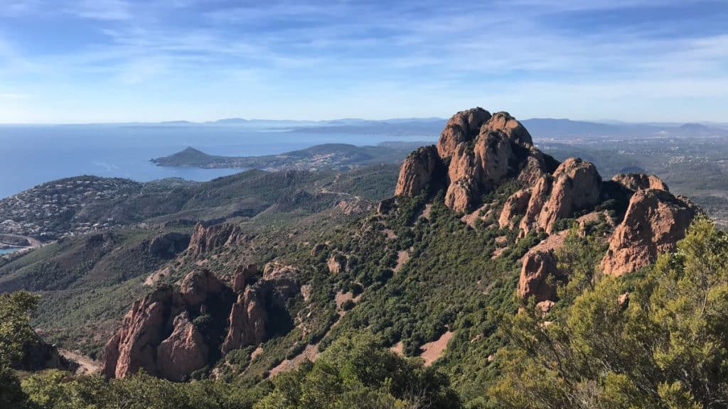 Long Distance Hiking Southern France Esterel Mountains 04