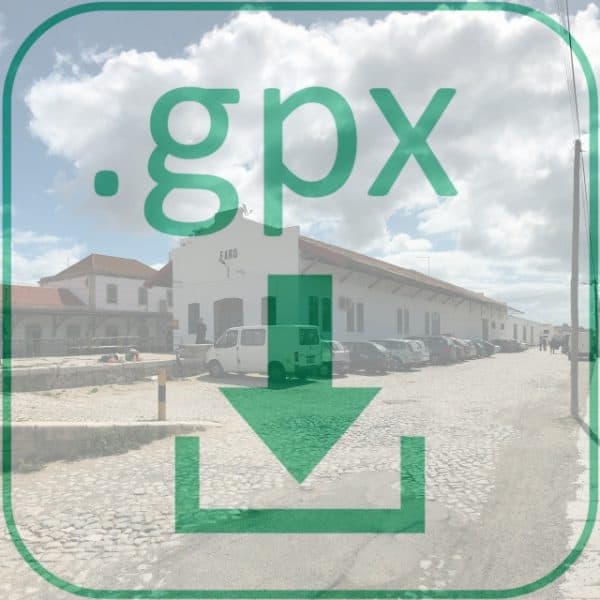 GPX Dateidownload Fussweg Faro Flughafen