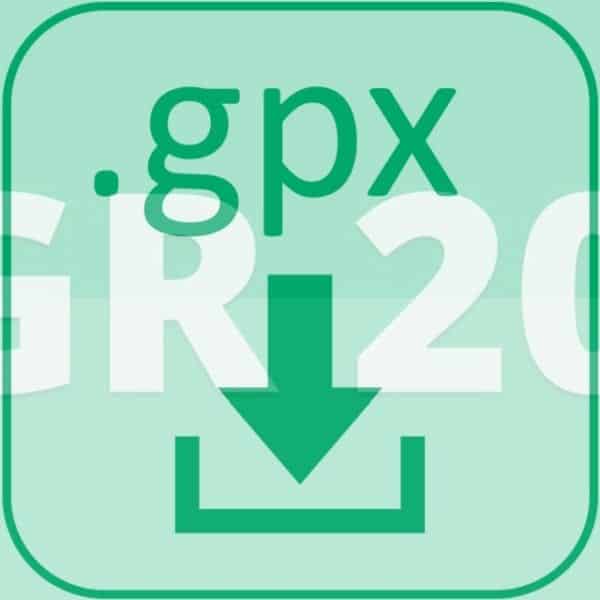 GR 20 (Corsica): GPX-bestand downloaden [digitaal]