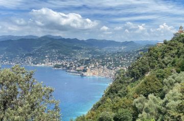 Ligurische Küste Cinque Terre Fernwanderung Etappe 1 nach Portofino