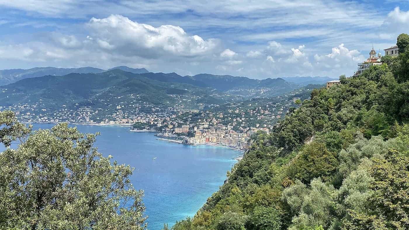 Ligurische Küste Cinque Terre Fernwanderung Etappe 1 nach Portofino