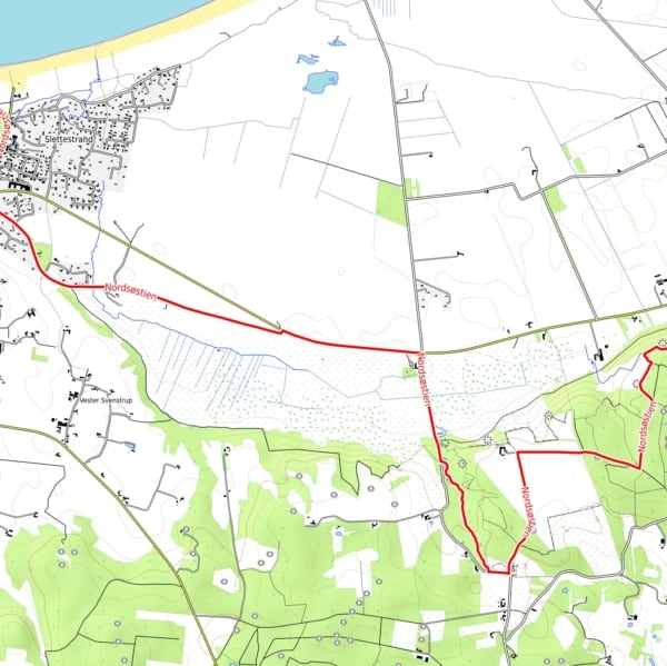 Dänemark - Nordsøstien Part 1: PDF-Wanderkarte (1:33.000) [Digital] – Bild 3