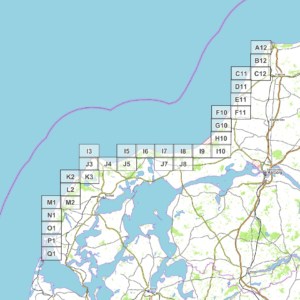 Dänemark - Nordsøstien Part 1: PDF-Wanderkarte (1:33.000) [Digital]
