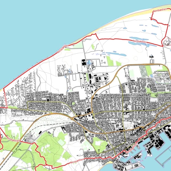 Dänemark - Nordsøstien Part 2: PDF-Wanderkarte (1:33.000) [Digital] – Bild 3