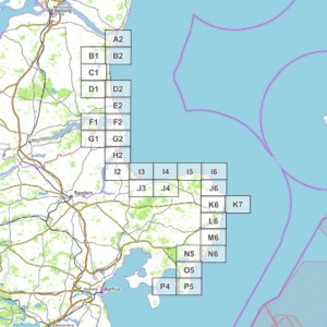 Dänemark - Nordsøstien Part 3: PDF-Wanderkarte (1:33.000) [Digital]