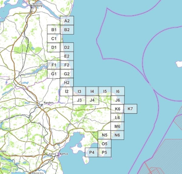 Dänemark - Nordsøstien Part 3: PDF-Wanderkarte (1:33.000) [Digital]