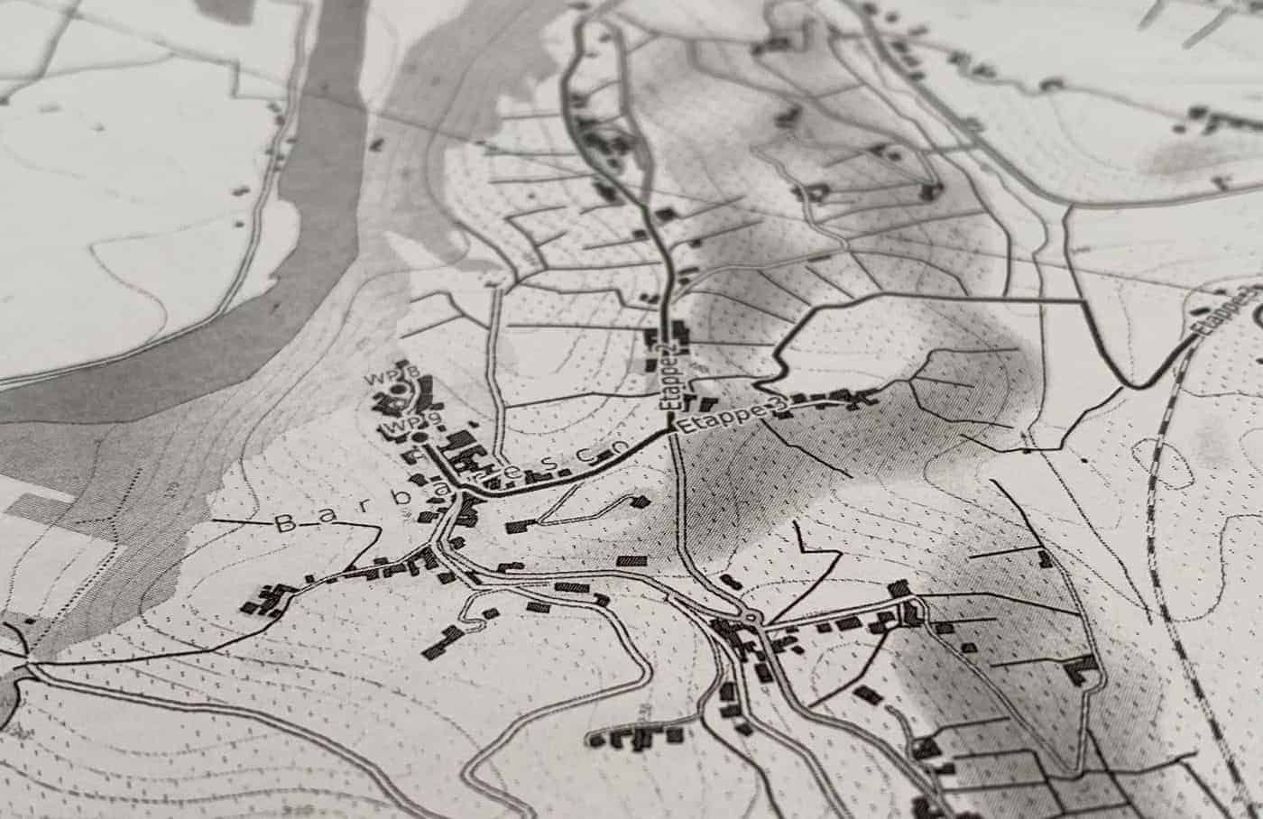 Mapa de caminhada em PDF Piemonte