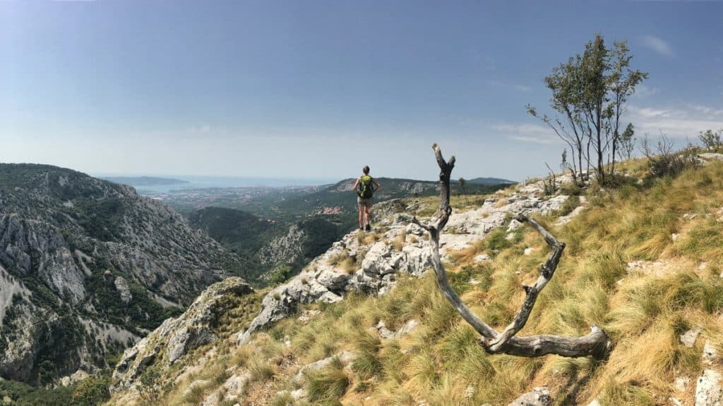 Cirkulær vandresti Trieste etape 5 Naturparken Val Rosandra byder på en spektakulær udsigt