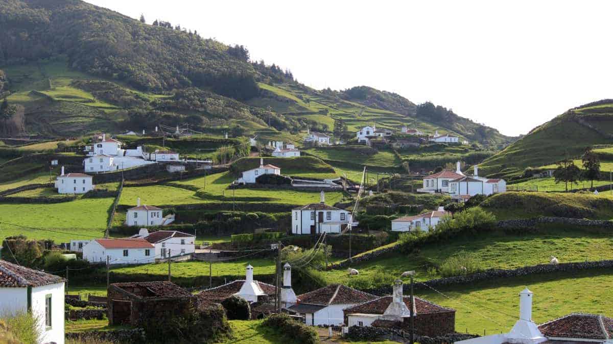 Santa Maria Azoren Ilha a pe Landschaft Ausblick 2