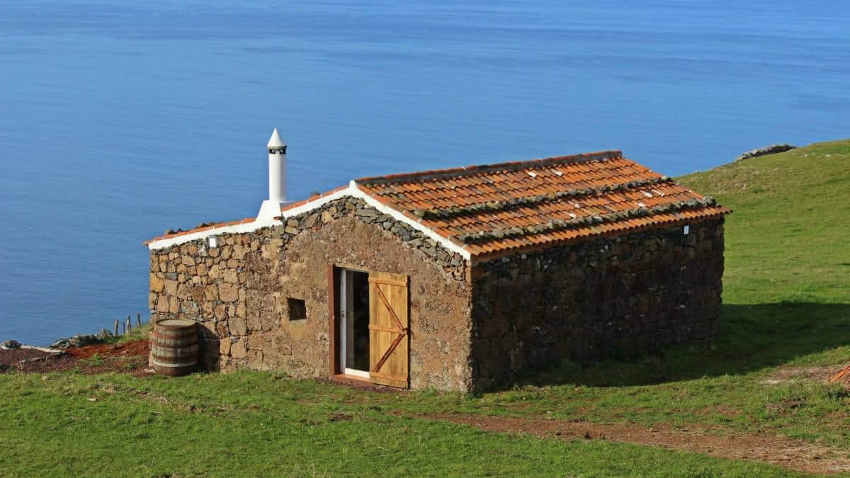 Santa Maria Azoren Ilha a pe renovierte Schäfterhütte 1