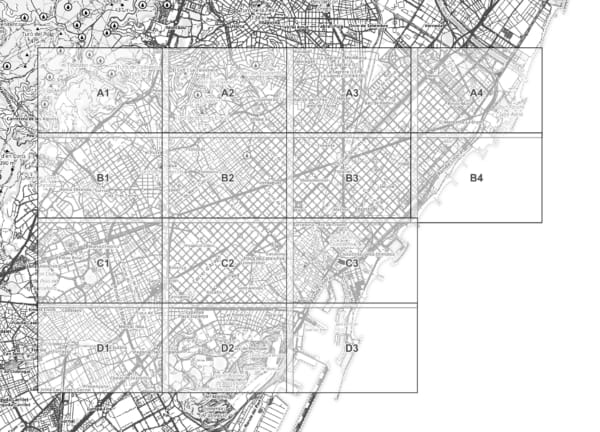 Stadtplan Barcelona Uebersicht