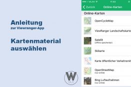 Viewranger App Kartenauswahl wanderndeluxe