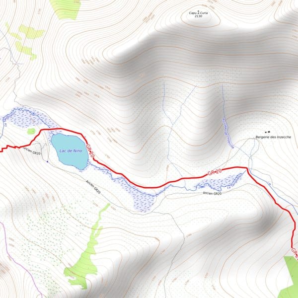 GR 20 (Korsika) - Teil 1 (Norden): PDF-Wanderkarte als Download (1:20.000) [Digital] – Bild 3