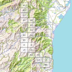 Aperçu de la carte de randonnée PDF Corse GR 20 partie 2