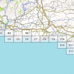 Algarve: PDF-Wanderkarte als Download (1:20.000, Küstenabschnitt Faro - Alvor) [Digital]