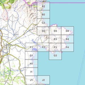 Anteprima pdf cartina escursionistica Costa Brava parte 1 scheda panoramica