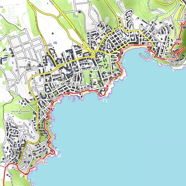 Costa Brava - Teil 2 (Mitte): PDF-Wanderkarte als Download (1:20.000) [Digital] – Bild 3
