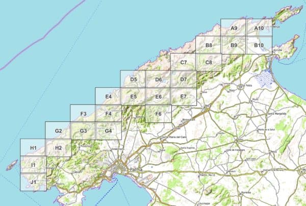 GR 221 (Mallorca): PDF-Wanderkarte als Download (1:25.000) [Digital]