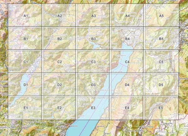 Gardasee (Norden): PDF-Wanderkarte als Download (1:33.000) [Digital]