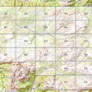 Vorschau pdf Wanderkarte Groedner Tal Blattuebersicht