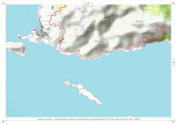 Küstenwanderweg Marseille: PDF-Wanderkarte als Download (1:20.000) [Digital] – Bild 2