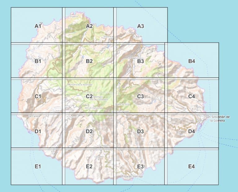 La Gomera: PDF mapa de senderismo para descargar (1: 25.000 ...