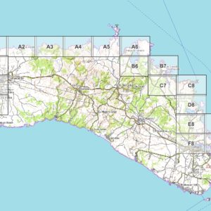 Vorschau pdf Wanderkarte Menorca GR 223 Teil 1 Blattübersicht