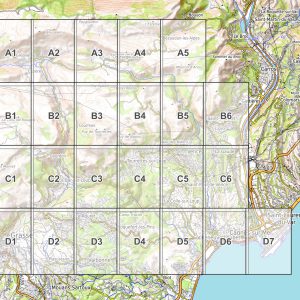 Nizza - Grasse: PDF-Wanderkarte als Download (1:20.000) [Digital]