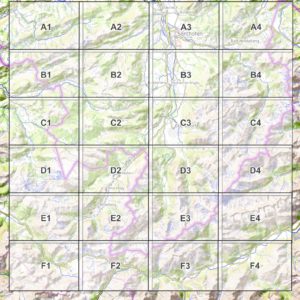 Preview pdf hiking map Sonthofen sheet overview