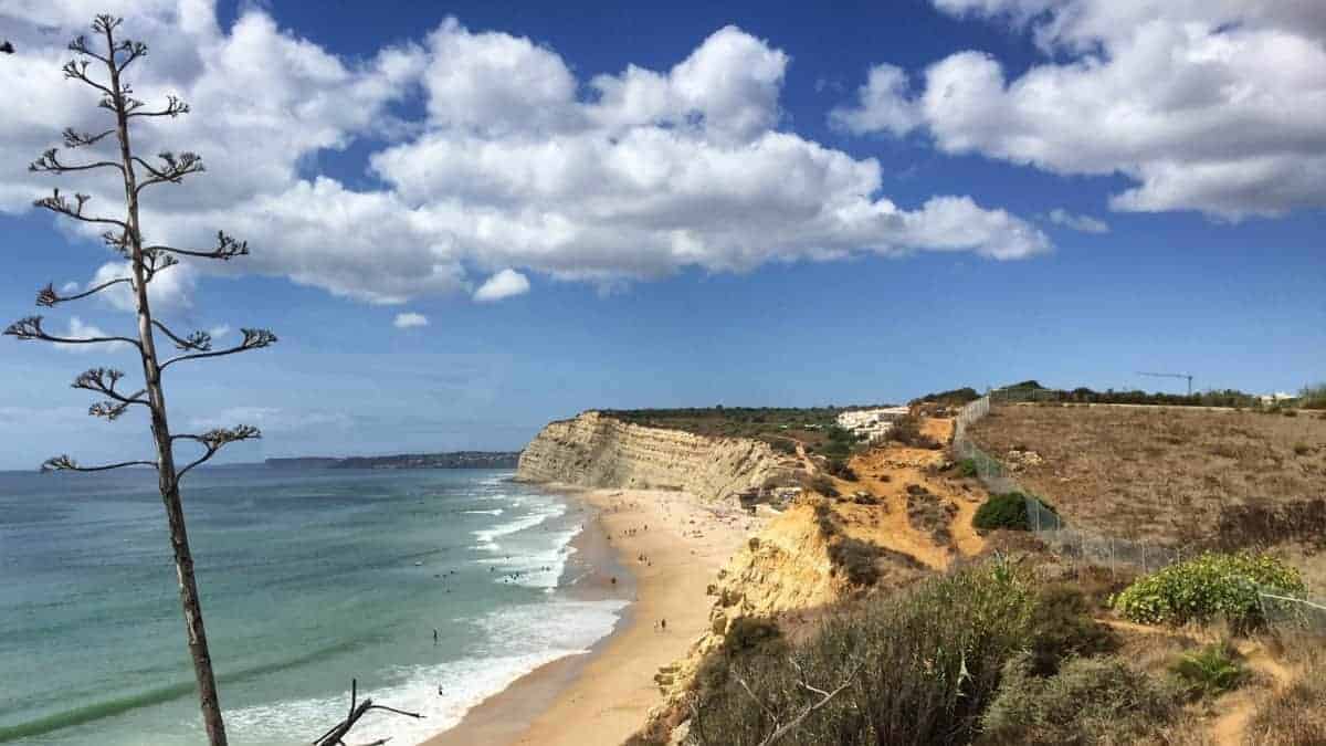 Wandern an der Algarve vom Flughafen Faro immer an der Küste entlang nach Westen 5